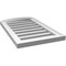 Ekena Millwork Arch Top Surface Mount PVC Gable Vent: Non-Functional, w/2"W x 1-1/2"P Brickmould Frame, 16"W x 24"H GVPAR16X2402SN - alternate 5